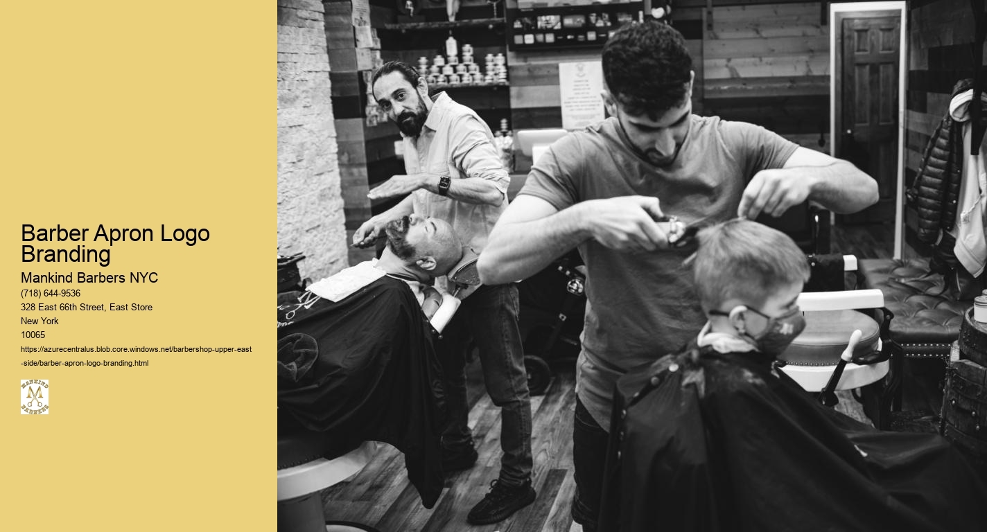 What are the benefits of using a waterproof or water-resistant barber apron?