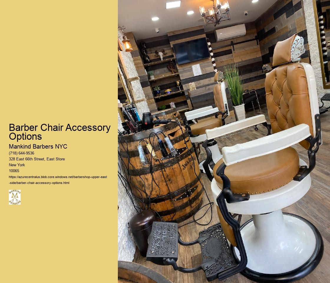 Barber Chair Accessory Options