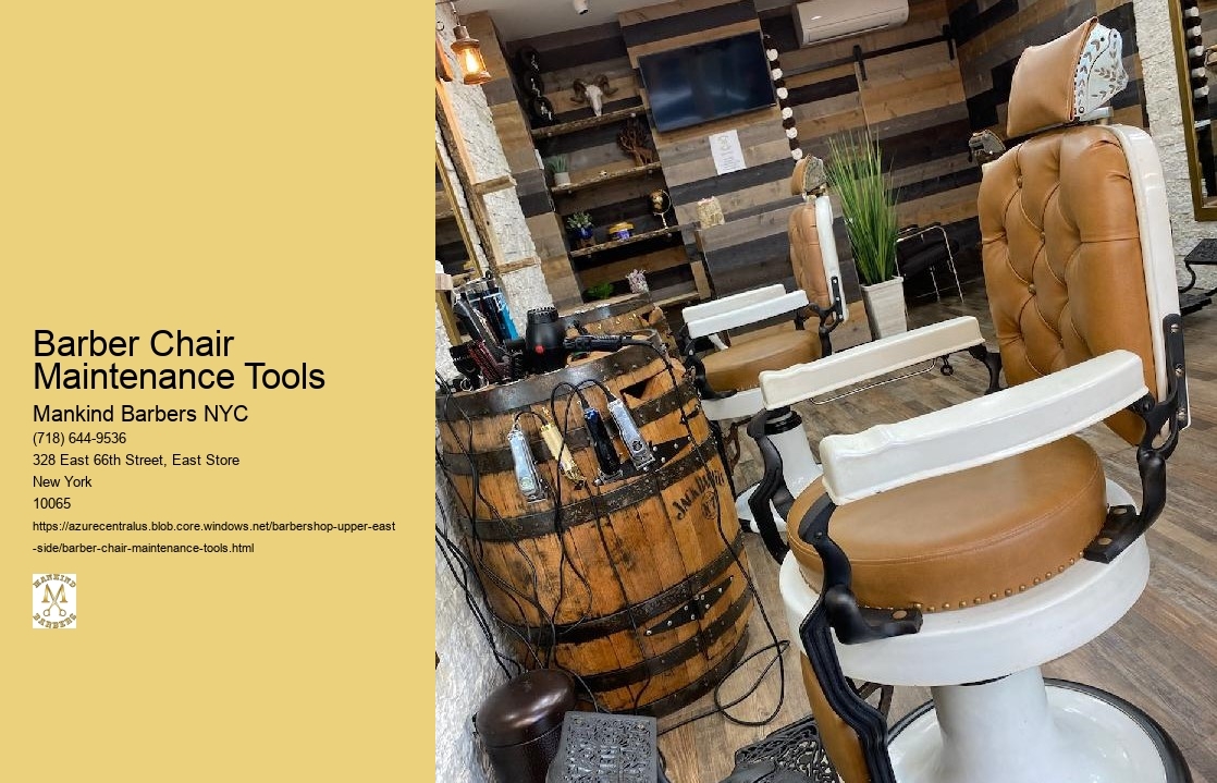 Barber Chair Maintenance Tools