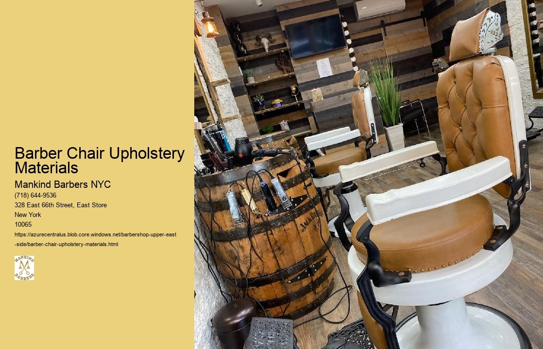 Barber Chair Upholstery Materials