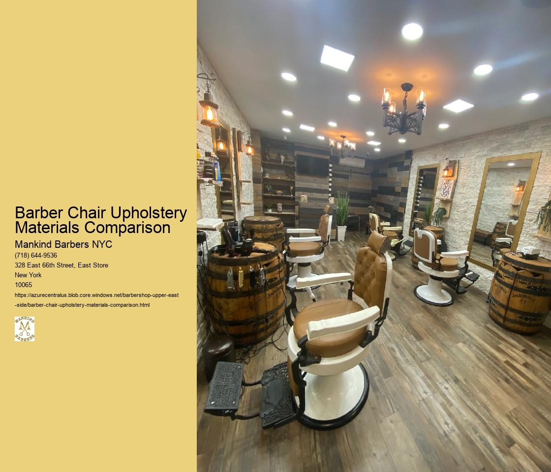 Barber Chair Upholstery Materials Comparison