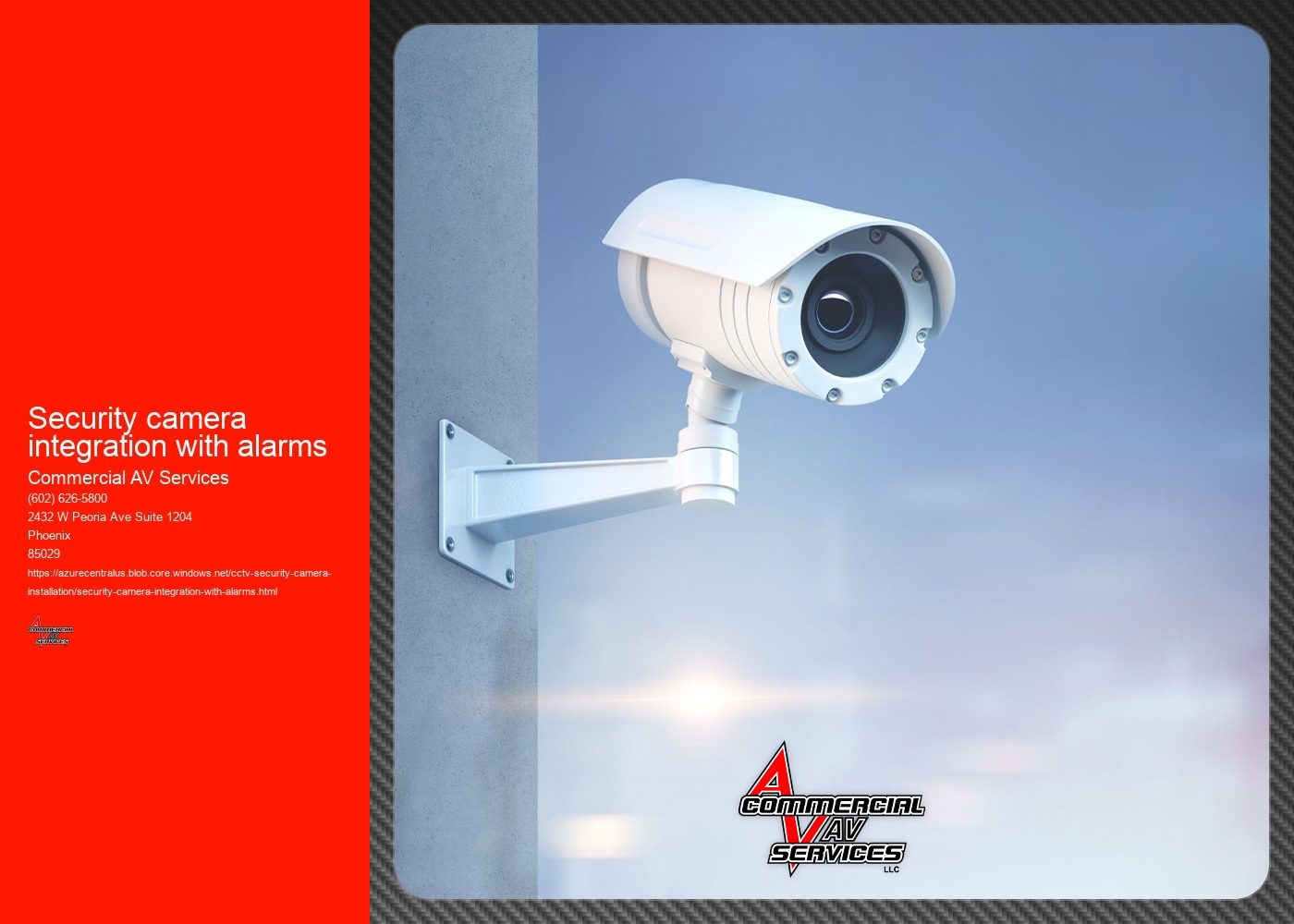 Are there specific security camera models that are designed to seamlessly integrate with alarm systems?