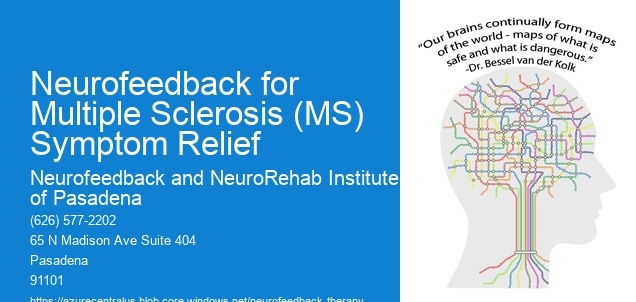Are there specific qualifications or certifications that neurofeedback practitioners should have when working with MS patients?