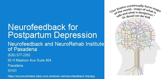 What are the potential benefits of using neurofeedback as a treatment for postpartum depression compared to traditional therapies?
