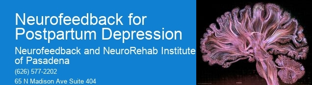 Are there any specific contraindications or risks associated with using neurofeedback therapy for postpartum depression, especially for breastfeeding mothers?