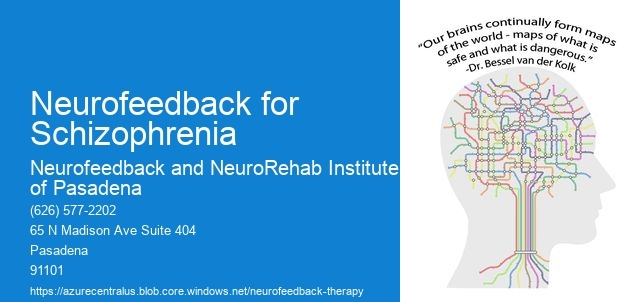 How does the process of neurofeedback training differ for individuals with schizophrenia compared to other mental health conditions?