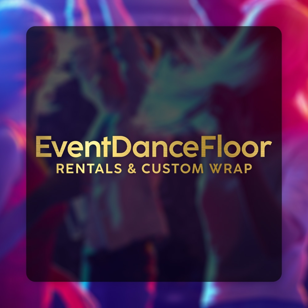 What are the benefits of using an abstract vinyl dance floor for dance performances?