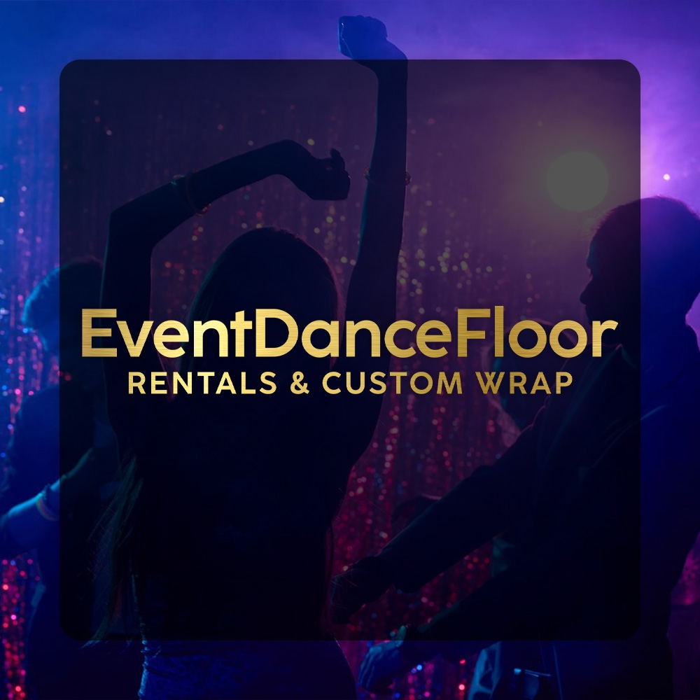 Can the bronze vinyl dance floor be used for outdoor events?