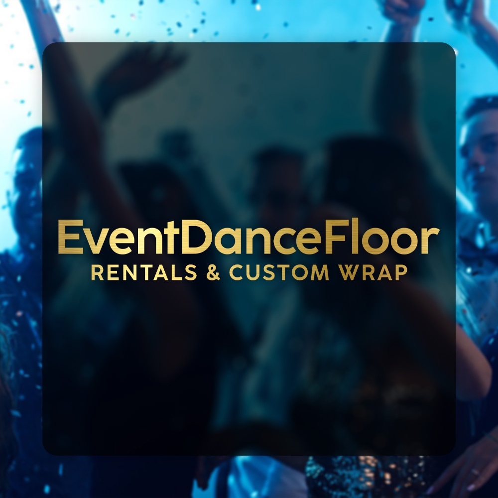 What are the benefits of using a cobblestone vinyl dance floor for outdoor events?