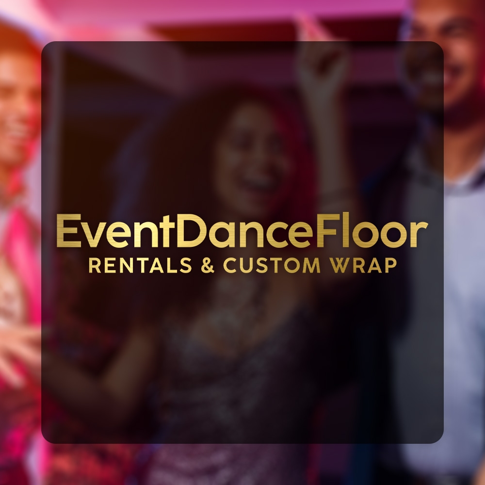What are the benefits of using a fluorescent vinyl dance floor for a dance event?